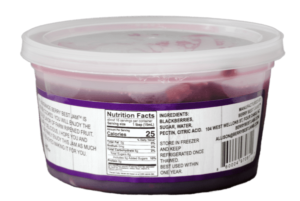 Berry Best Blackberry Fruit Spread - Image 2