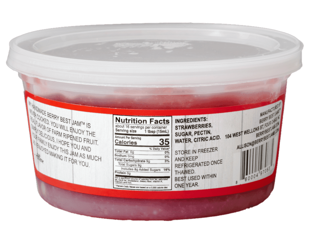 Berry Best Strawberry Fruit Spread Berry Best Jams