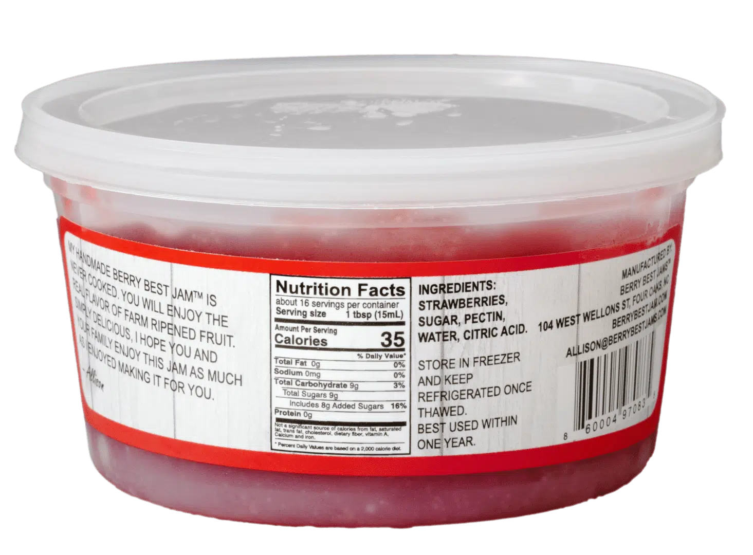 Berry Best Strawberry Fruit Spread - Image 2